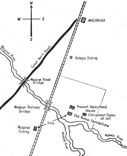 plan of Magoye in 1960